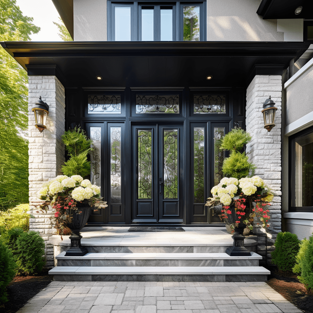 Changing A Single Front Door to a Double Entry Doors In Atlanta