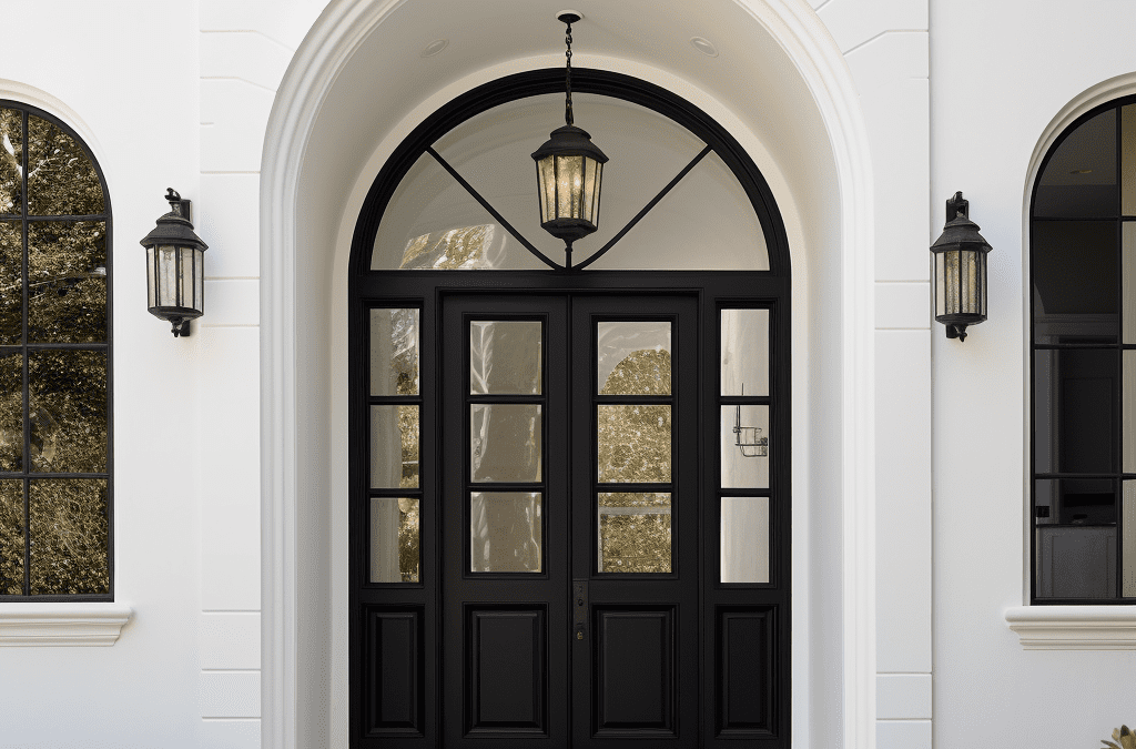 Entry Door With Transom Windows