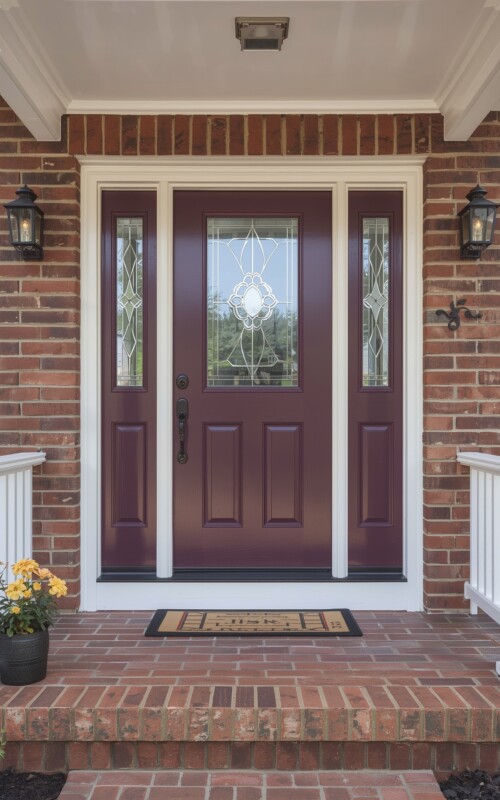 Front Door With Sidelights