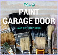 How To Paint Garage Door