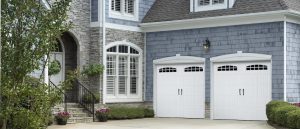 new white garage door