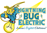 Lightning bug electric logo