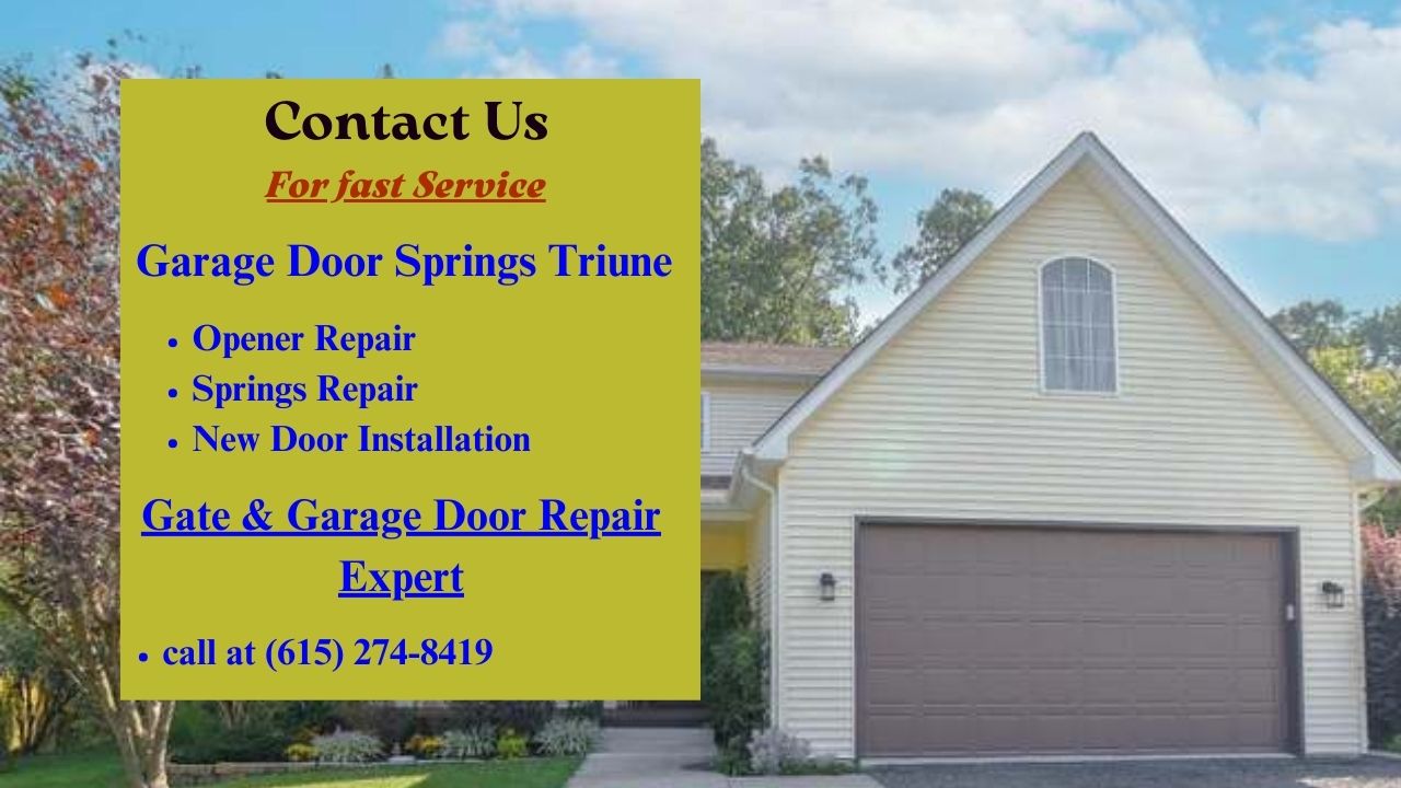 Garage Door Springs Triune