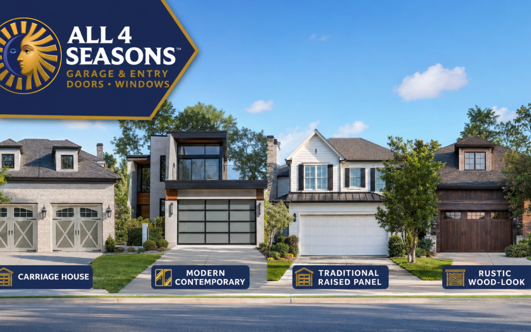Best Garage Door Styles for Nashville Neighborhoods