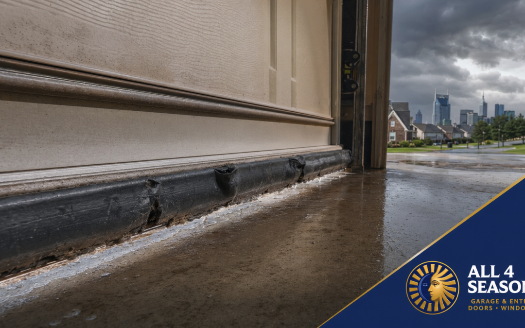 Garage Door Weatherstripping in Nashville: Why It Matters Before Summer Storms