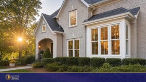 Modern Atlanta home with energy-efficient replacement windows
