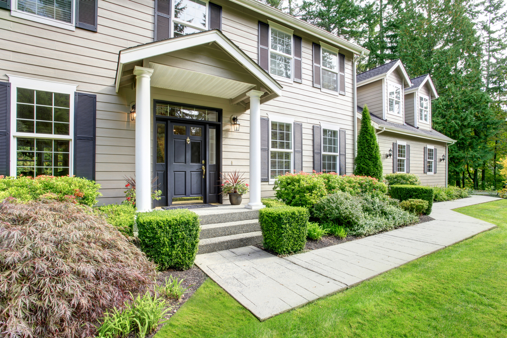 Large classic house exterior