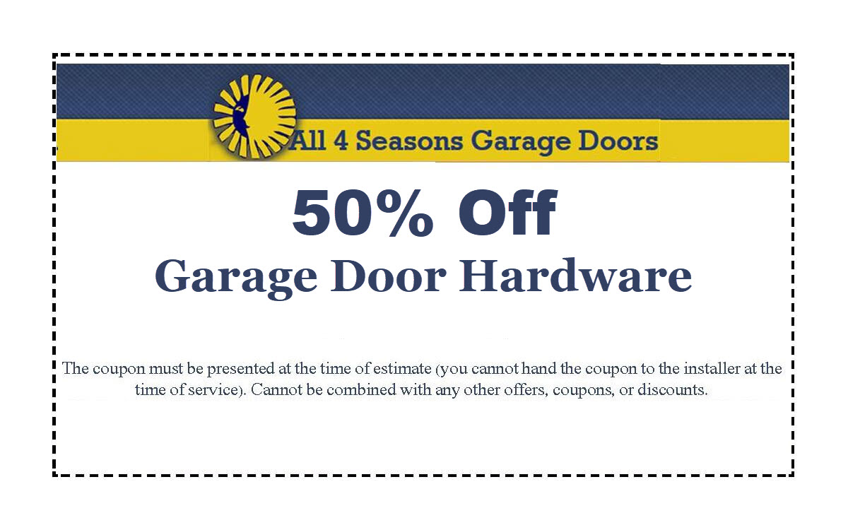 50% Off Garage Door Hardware