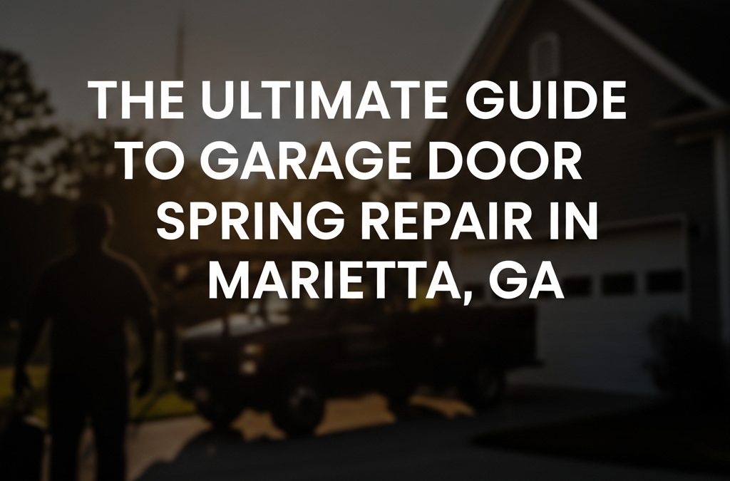 Garage Door Spring Repair Marietta: Stunning Best Guide